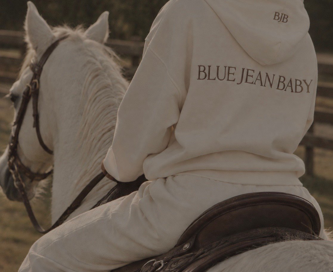 Blue Jean Baby back print while riding